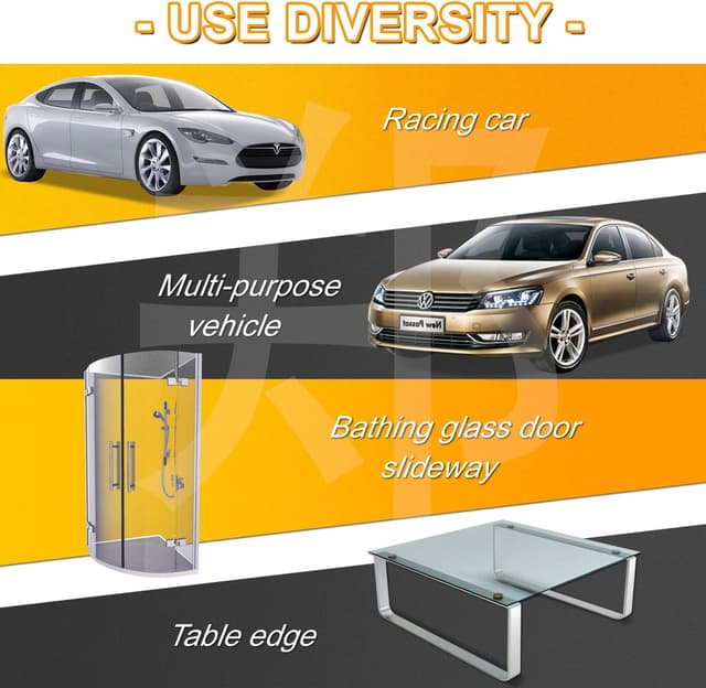 Detalle 2 de Kantenschutz für Autotüren mit Gummidichtung (U-Form), transparent, 5 m