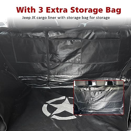 Thumbnail 3 de Tapis de coffre SUNPIE pour chien Jeep Wrangler 2007-2025 🛠