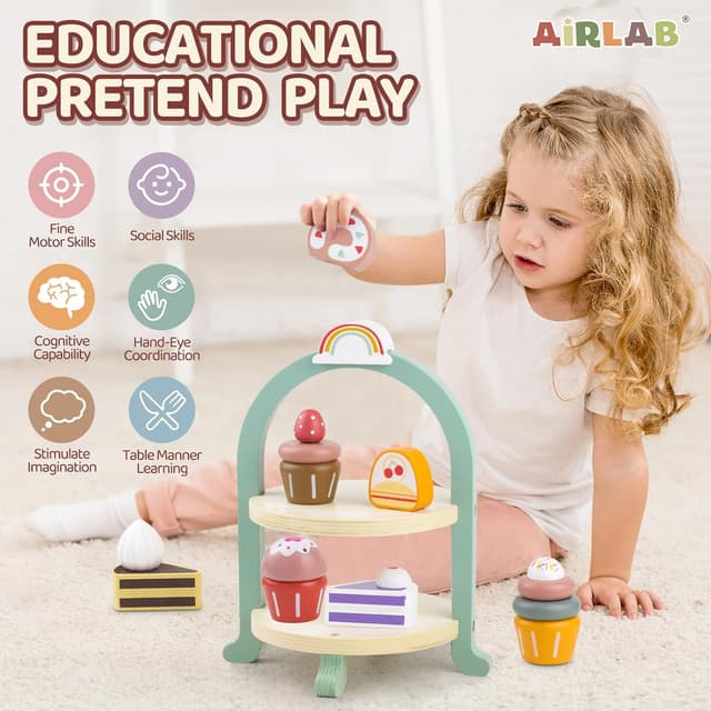 Thumbnail 6 de Service à thé en bois 3+ enfant