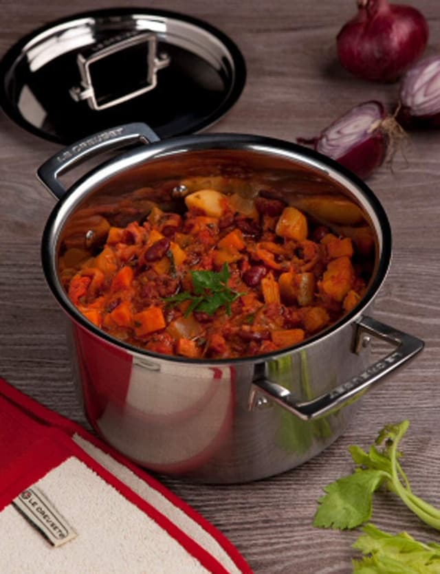 Thumbnail 4 de Le Creuset Manopla doble cereza en algodón 🍒