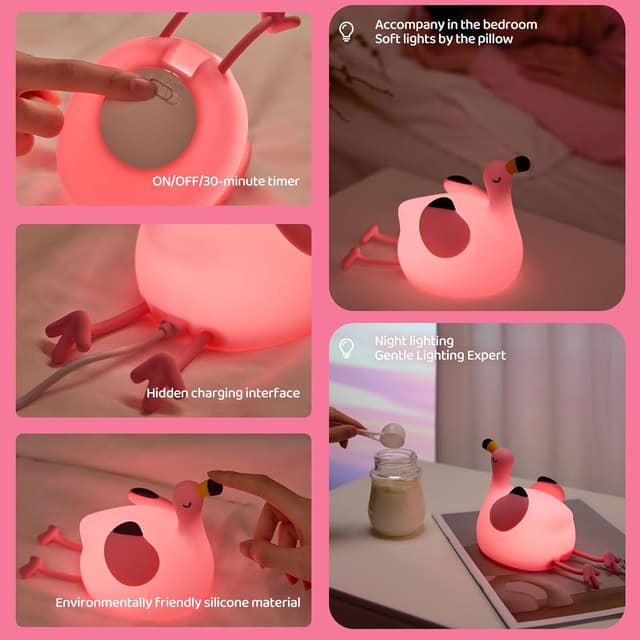 Thumbnail 3 de Flamingo Night Light Dimmable 3‑level