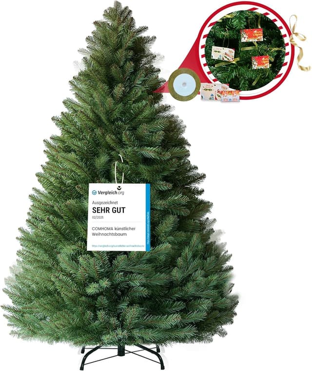 Imagen de EXRACING Sapin de Noël Premium 195 cm en OfertitasTOP