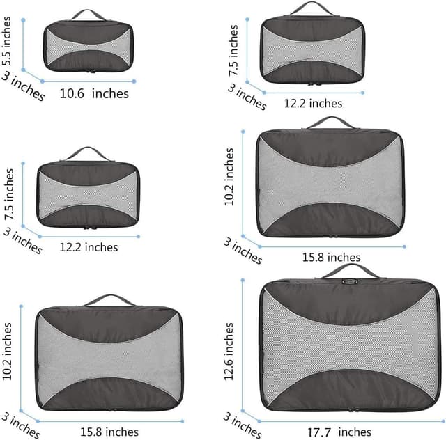 Thumbnail 1 de G4Free Organisateur de voyage 6 pièces