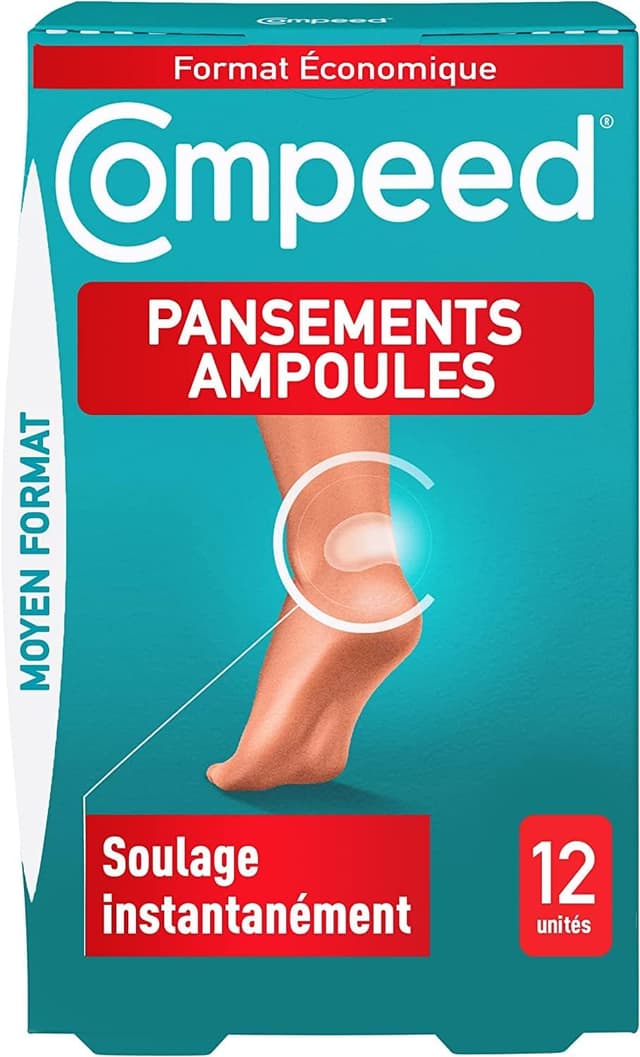 Thumbnail 6 de Compeed® pansements ampoules hydrocolloïde effet seconde peau (format moyen) – lot de 6