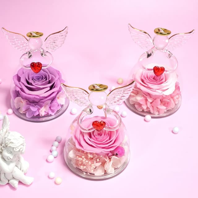 Thumbnail 5 de Miofula Ewige Rose Schutzengel Geschenk