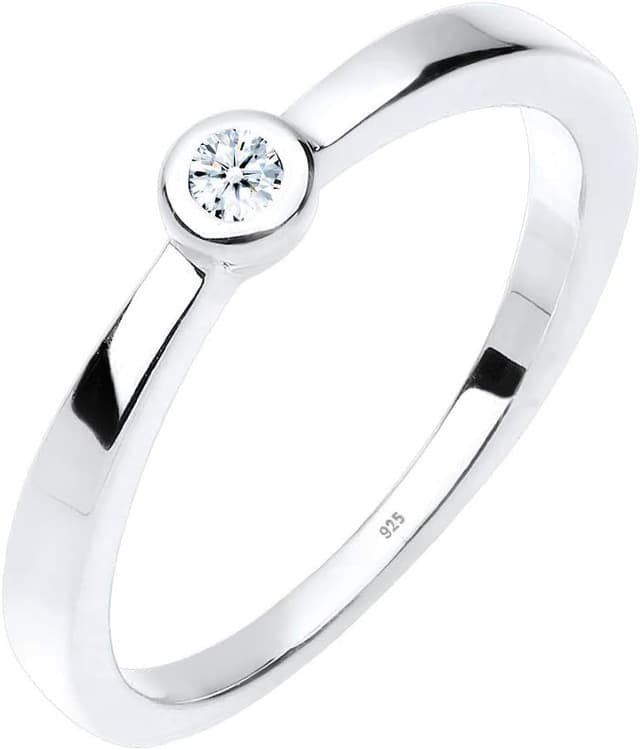 Detalle de Elli DIAMONDS Ring Solitär 0,03 ct.