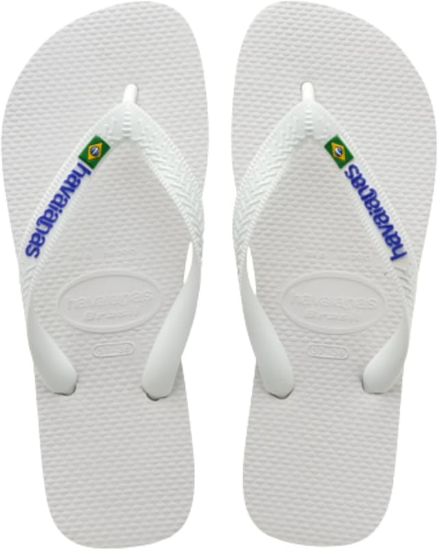 Detalle de Havaianas Brasil Logo — tongs unisex iconiques, confortables et antidérapantes