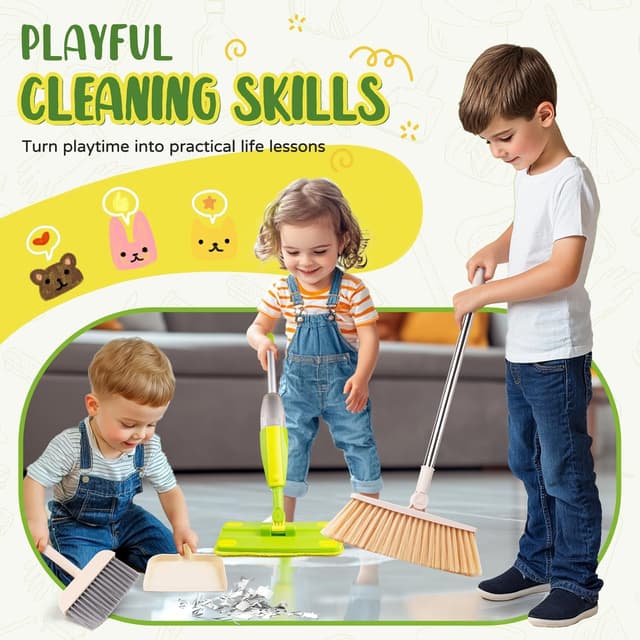 Detalle de Kids Cleaning Toy Set 3+ with Spray Mop
