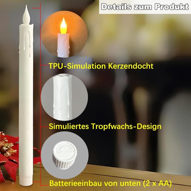 Thumbnail 3 de Hopelit LED Stabs Kerzen 6er Pack