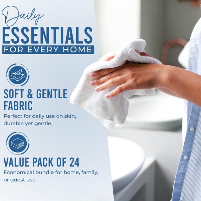 Thumbnail 6 de Dan River Wash Cloths 24 Pack