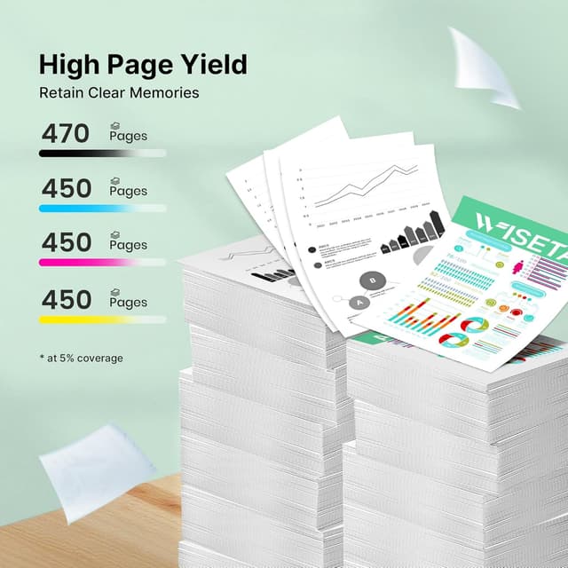 Detalle 2 de WISETA 29XL Ink Cartridge Compatible multipack (10-pack) for Epson Expression Home printers