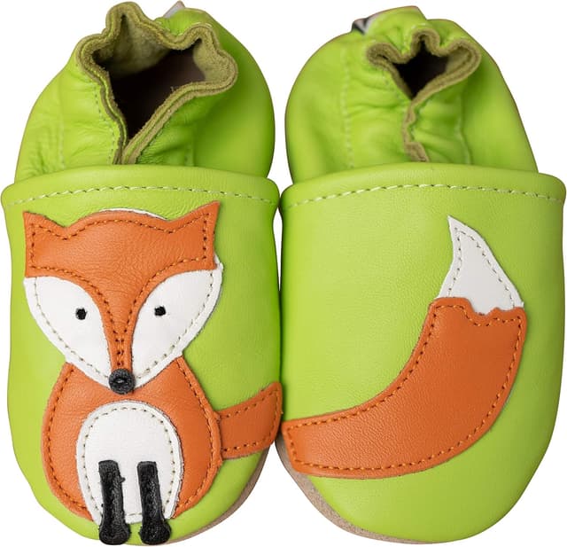 Thumbnail 6 de ENGEL + PIRATEN Krabbelschuhe aus 100 % echtem Rindnappaleder – Lauflern- und Babyhausschuhe