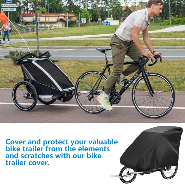 Thumbnail 4 de FUOBECIE Faltgarage für Fahrradanhänger