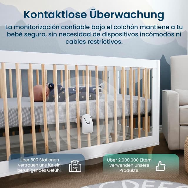 Detalle 2 de Babysense Baby-Atembewegungsmonitor 2 Matten