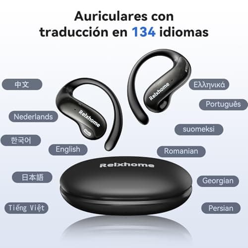 Detalle 2 de Relxhome NE19 Auriculares Traductor en Tiempo Real 134 Idiomas