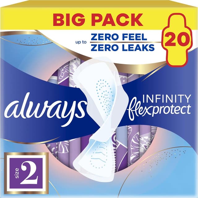 Thumbnail 6 de Always Infinity FlexProtect Size 1 sanitary towels 🩸