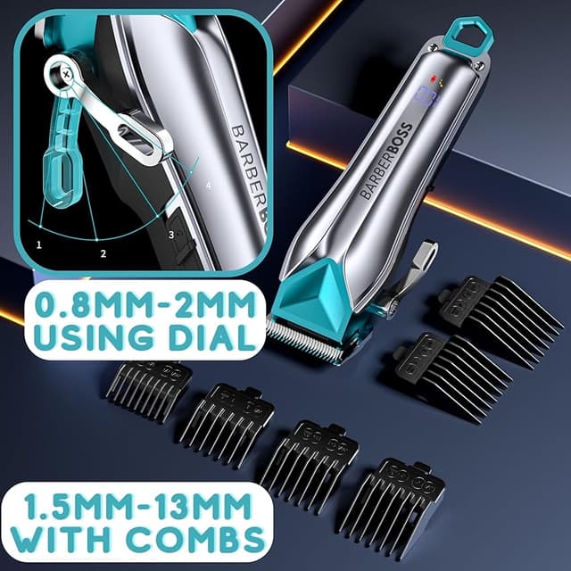 Detalle 2 de BarberBoss QR-9088 cortapelos inalámbrico para mascotas ✂