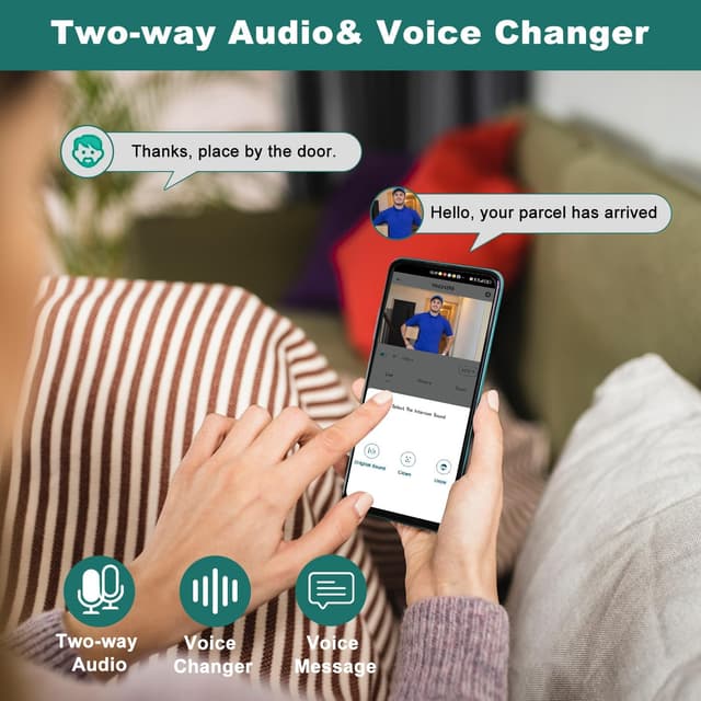 Thumbnail 1 de Unknown Wireless Video Doorbell Camera 2K