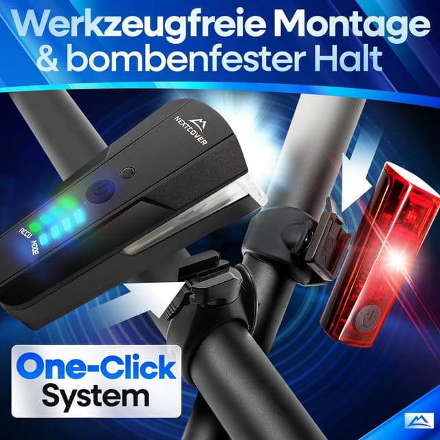 Thumbnail 6 de NEXTCOVER Fahrradlicht Set LightSense 80 Lux