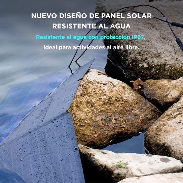 Detalle de ECOFLOW Panel Solar 160W Plegable IP67 para Autocaravanas ☀