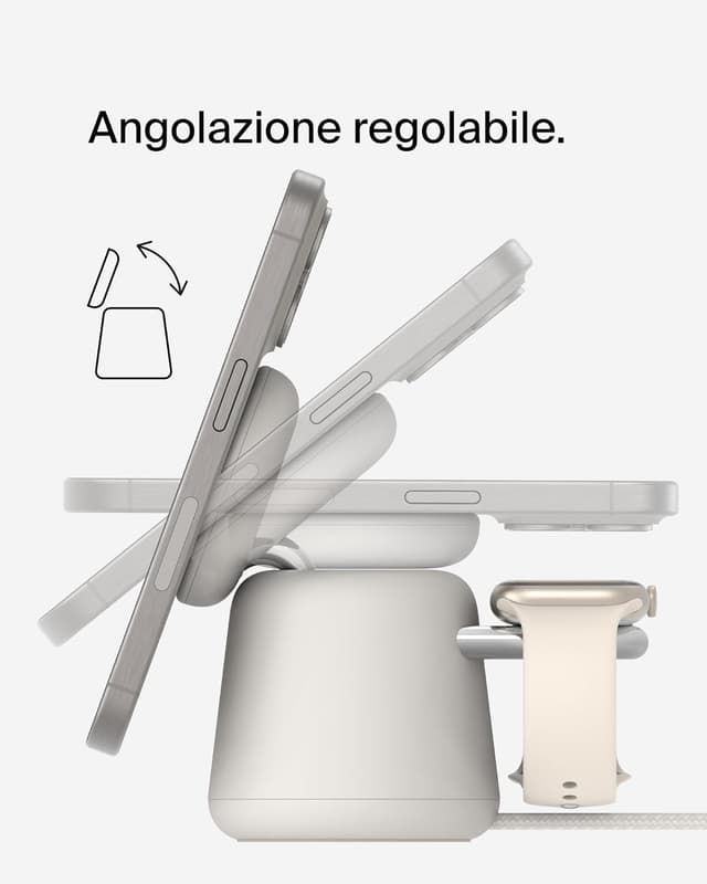 Detalle 2 de Belkin BoostCharge wireless 2 in 1 15 W