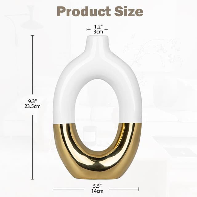 Thumbnail 1 de Hollyone Keramikvase 23,5 cm 🎍