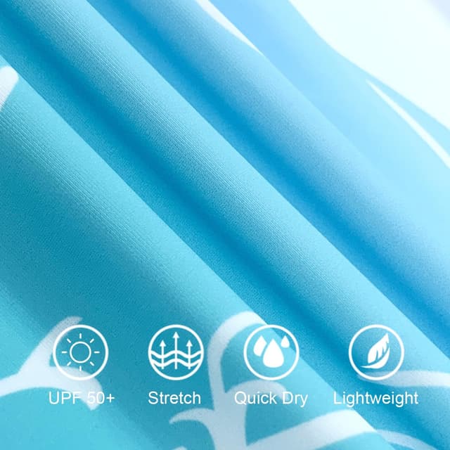 Detalle 2 de VAYAGER Rash Guard anti-UV UPF 50+ manches courtes pour hommes (séchage rapide, coupe décontractée)