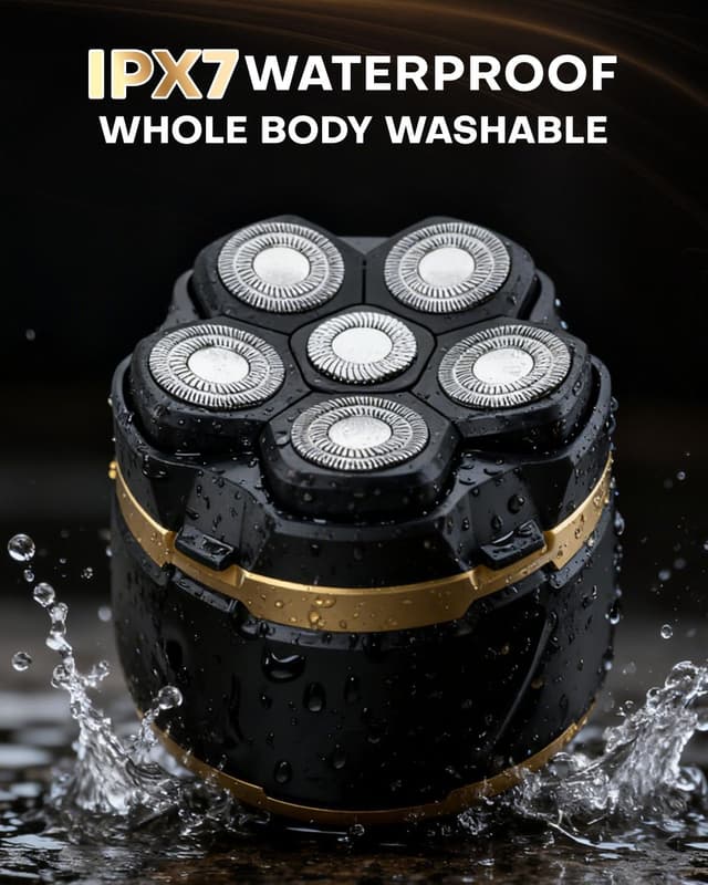 Thumbnail 4 de 6D Head Shaver for Men USB-C