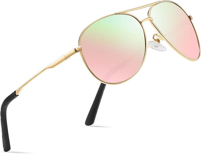 Thumbnail 6 de wearPro Polarised Pilot Sunglasses (Unisex) with UV400 Protection in Black – Vintage-style lightweight shades