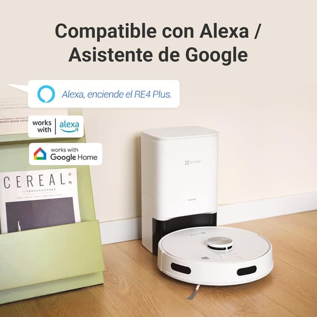 Thumbnail 5 de EZVIZ RE4 Plus: Robot Aspirador y Friegasuelos con Autovaciado 🧹