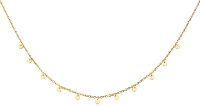 Thumbnail 6 de Collier GD GOOD.designs EST. 2015 “Simple Trend Chain” avec plaquette plaquée or, argent ou or rose