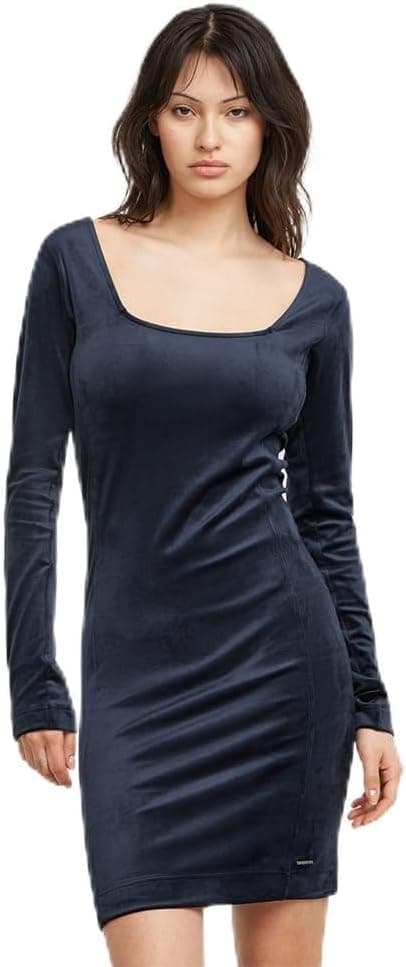 Detalle 2 de G-Star Damen Velvet Slim Dress Casual Dress