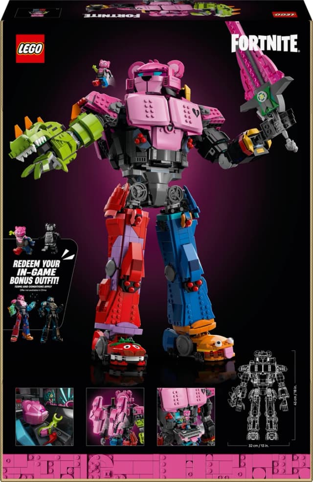 Thumbnail 8 de LEGO Fortnite Mecha-Anführer 77078 (2.503 Teile) – großer Mecha zum Bauen und Ausstellen