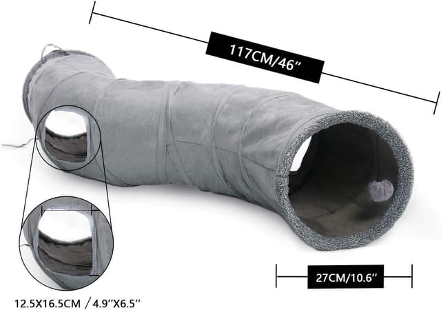 Detalle 2 de Faltbarer Katzentunnel PAWZ Road 117 cm