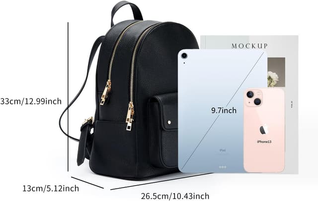 Detalle 2 de VICTORIA HYDE Zaino per computer portatile da donna: borsa scuola e viaggio per adolescenti