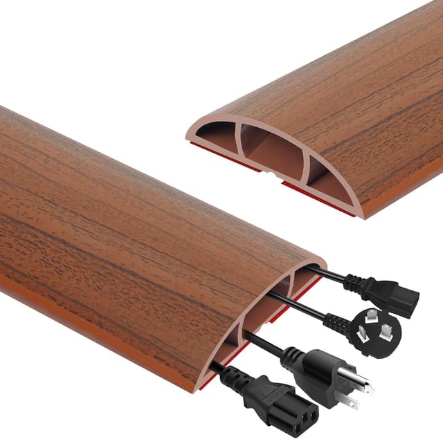 Imagen de Adiwo Boden Kabelbrücke 2 m PVC Holzmaserung en OfertitasTOP