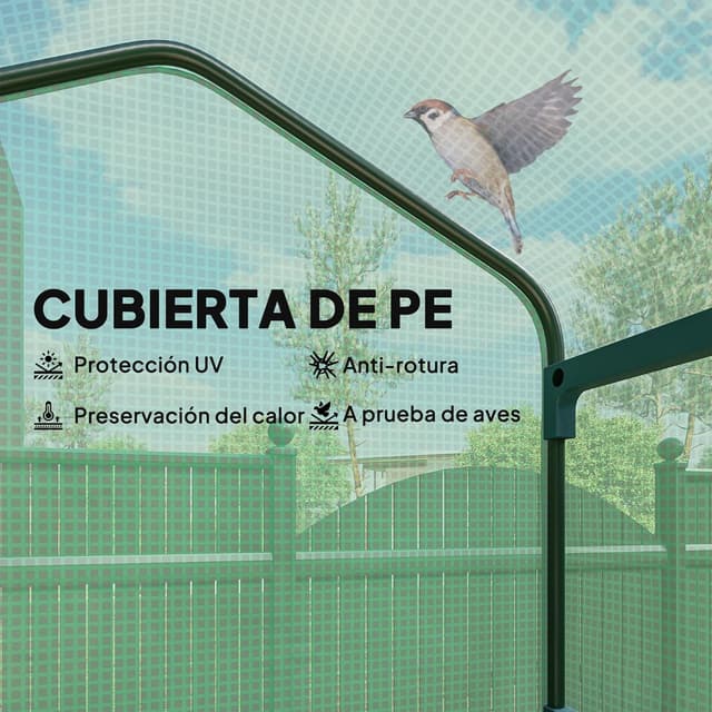 Thumbnail 2 de Outsunny Invernadero 70x50x165 cm para terraza