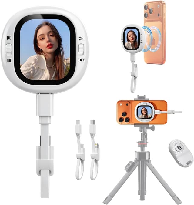 Detalle de yAyusi mini monitor magnético para iPhone