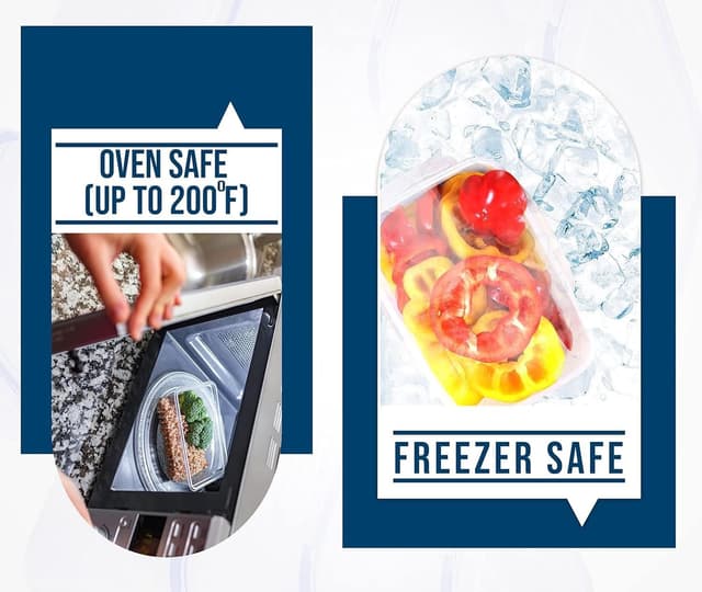 Thumbnail 1 de KICHLY 18 pezzi contenitori ermetici 2250 ml