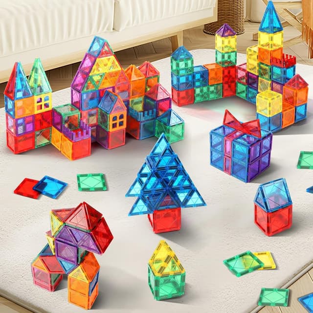 Detalle 2 de Mauikay Magnetische Bausteine 100 Teile 🧩