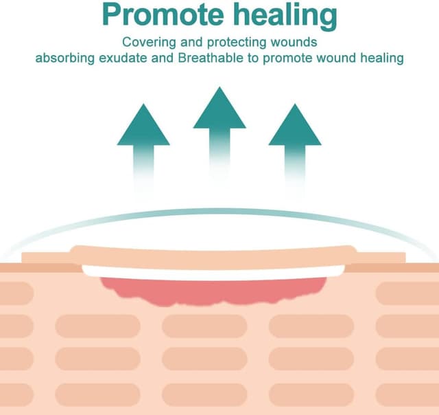 Thumbnail 6 de Dimora Foam Sacral Wound Dressing 7 x 7 in