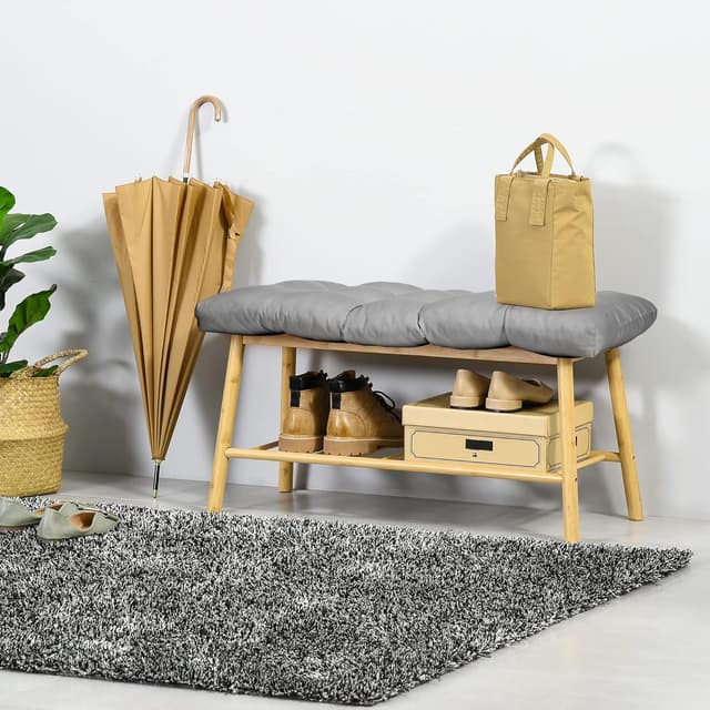 Thumbnail 5 de Outsunny Cojín para banco 110x48x8 cm