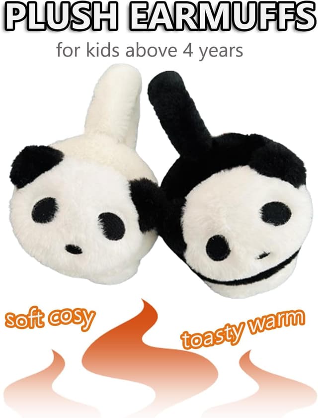 Detalle de Kids panda earmuffs for 3+