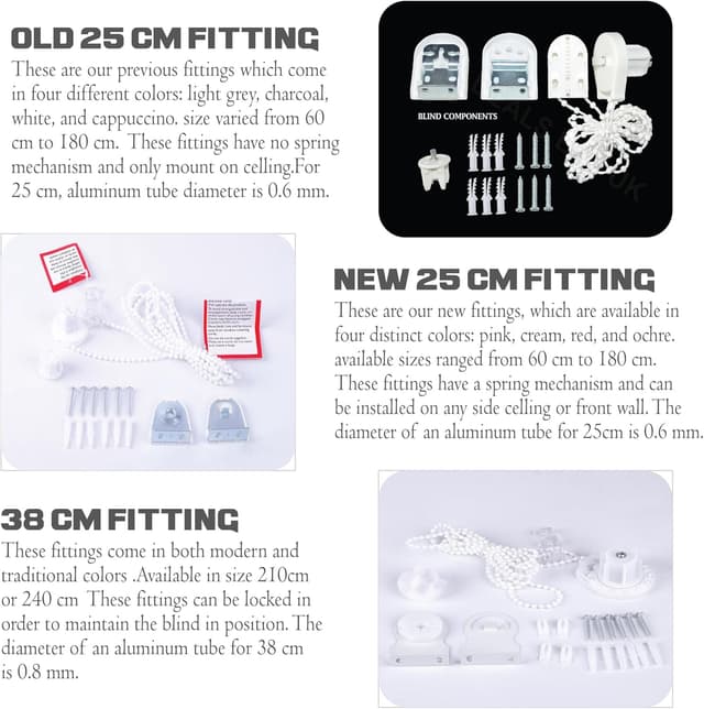 Detalle de Funky Gadgets Thermal Blackout Roller Blind (Grey) – Easy Fit, Thermal/UV Protection, Trimmable Fit, Child Safe