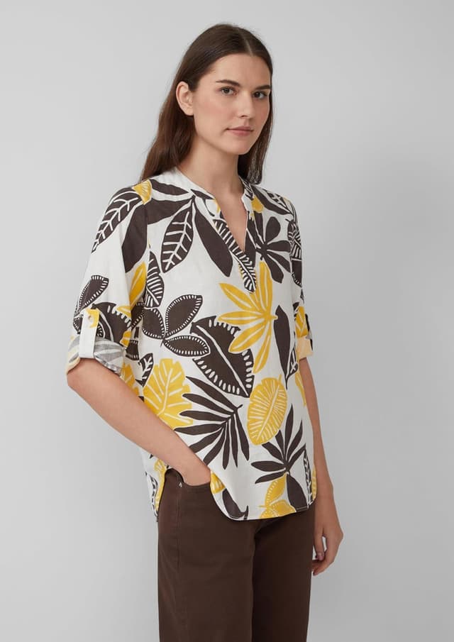 Thumbnail 6 de s.Oliver Bluse aus Leinenmix mit 3/4-Ärmeln