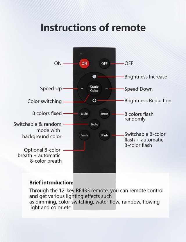 Thumbnail 6 de Lanmonlily LED Corner Floor Lamp (Smart with Alexa, music sync, 16 million colours & 68 scenes) – Black