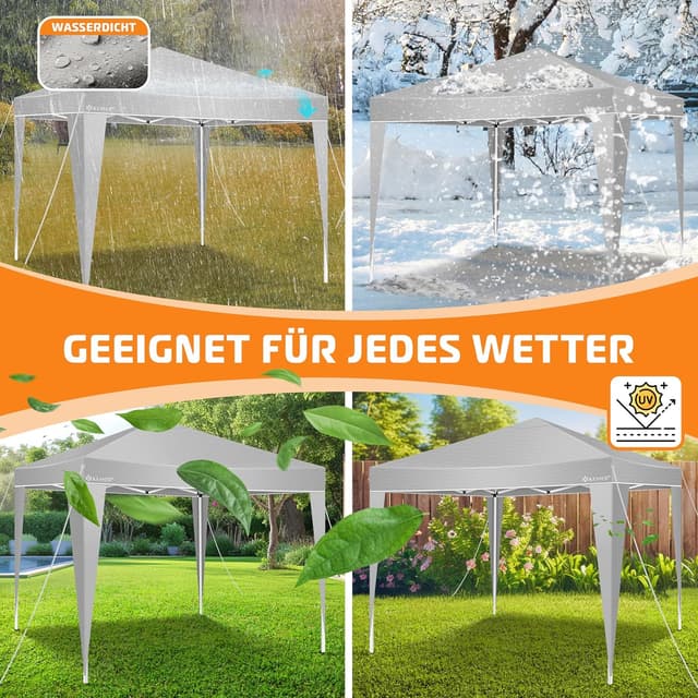 Thumbnail 6 de KESSER® Carpa Plegable 3x3m 🏕️ Proteccion UV, Impermeable y Resistente