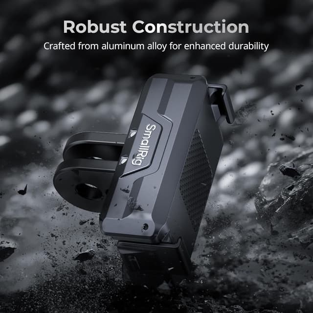 Thumbnail 6 de SMALLRIG 3662 : support adaptateur magnétique pour DJI Osmo Action 4/3 avec connecteur pliable et filetage 1/4