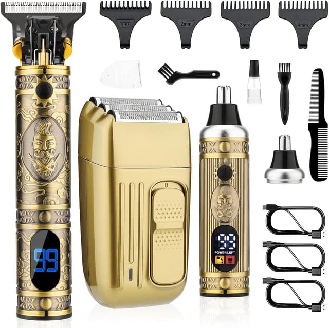 Detalle de Saoilli Men Hair Trimmer Kit, Cordless 10W