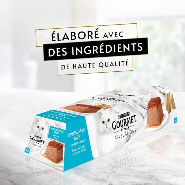 Thumbnail 3 de GOURMET Revelations Chiffon tonno 4 x 57 g